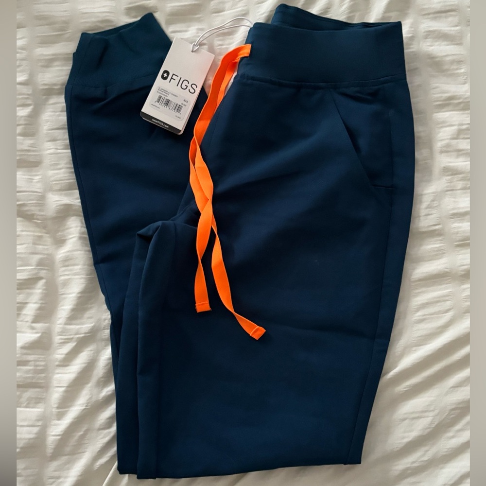 Deep Marine Figs Zamora Jogger Scrub Pants XXS